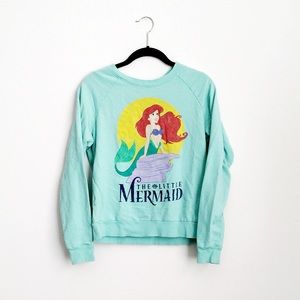 The Little Mermaid Disney Crew Neck Sweatshirt